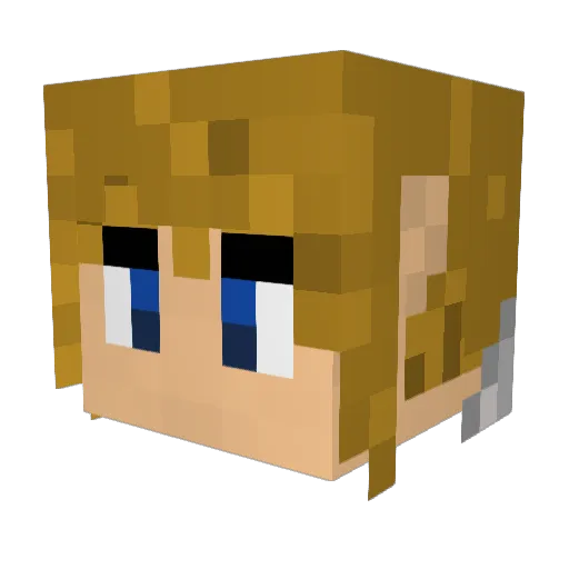 sharfy462 Minecraft avatar head, 3D render