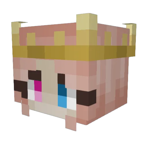 shark4499 Minecraft avatar head, 3D render