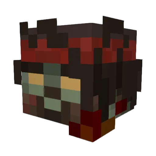 shark9056 Minecraft avatar head, 3D render