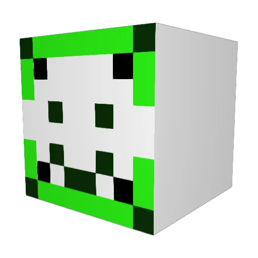 shark9988 Minecraft avatar head, 3D render