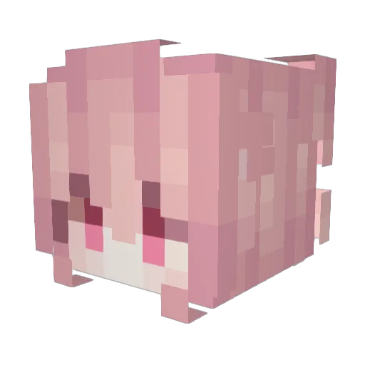 shark_0712 Minecraft avatar head, 3D render