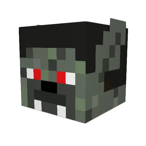 sharkboy1250 Minecraft avatar head, 3D render