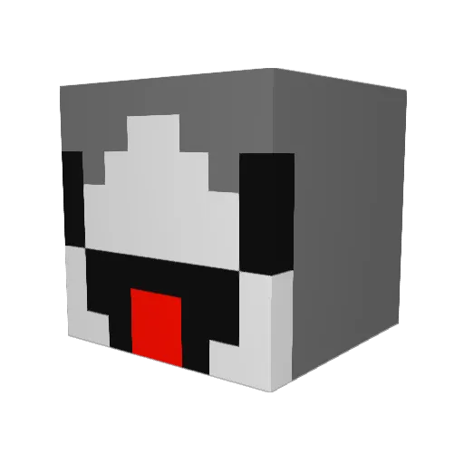 sharkboy491 Minecraft avatar head, 3D render