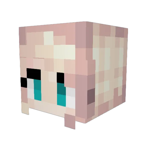 sharkcd16 Minecraft avatar head, 3D render