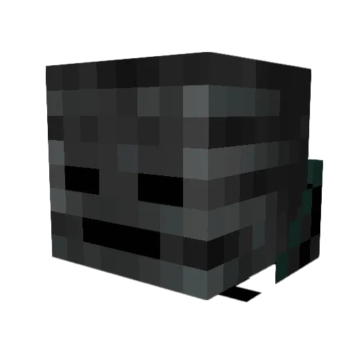 sharkdqm Minecraft avatar head, 3D render