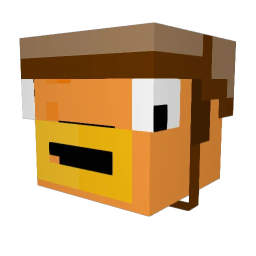 sharkie_69 Minecraft avatar head, 3D render