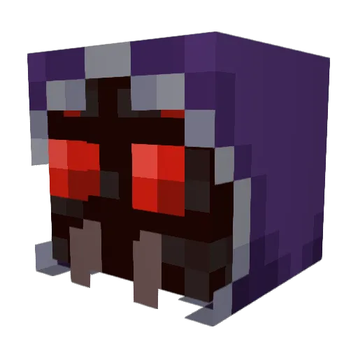 sharkiye Minecraft avatar head, 3D render
