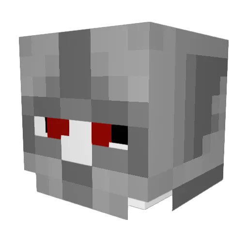 sharkizerrrr Minecraft avatar head, 3D render