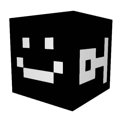 sharkjang Minecraft avatar head, 3D render