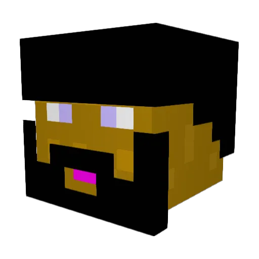 sharkosaurusrex Minecraft avatar head, 3D render