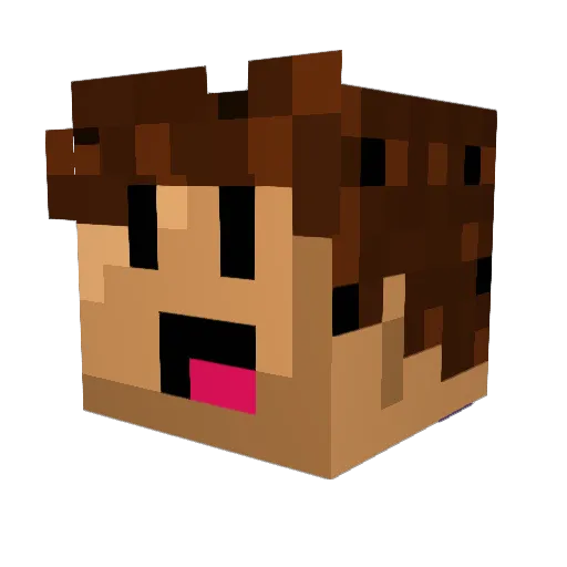 sharks_dh Minecraft avatar head, 3D render
