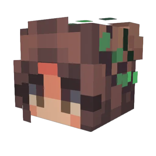 sharky_0_o Minecraft avatar head, 3D render