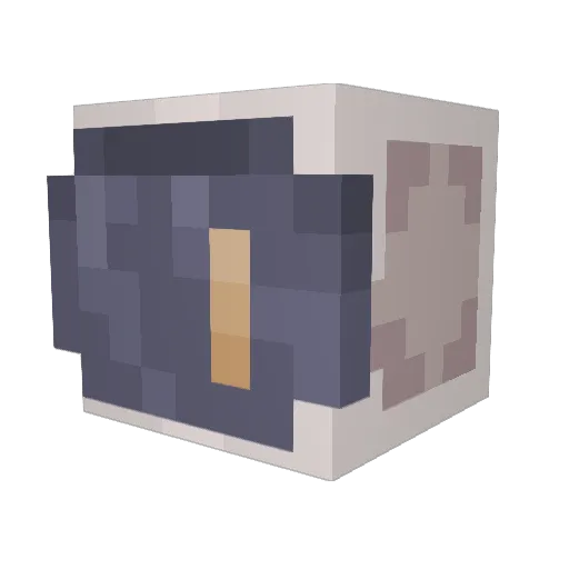 sharkypeanut Minecraft avatar head, 3D render