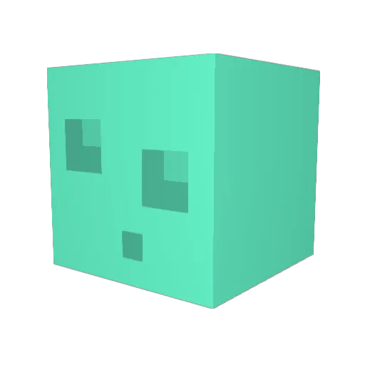 sharo__ Minecraft avatar head, 3D render