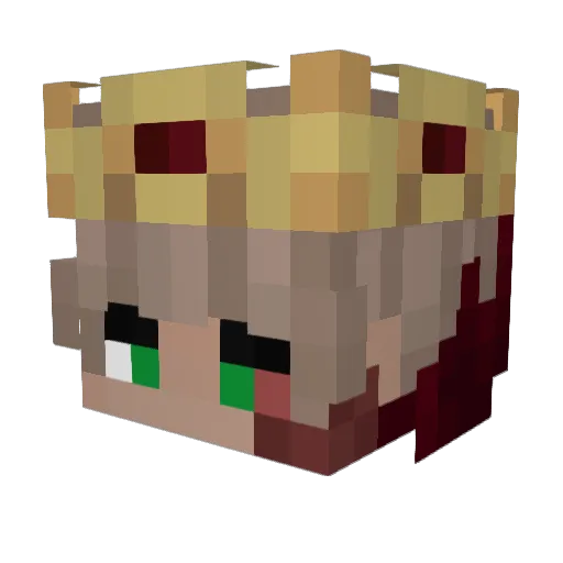 sharpZebra29195 Minecraft avatar head, 3D render