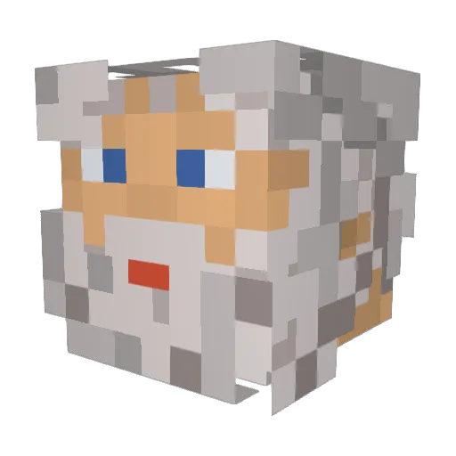 sharpbats234 Minecraft avatar head, 3D render