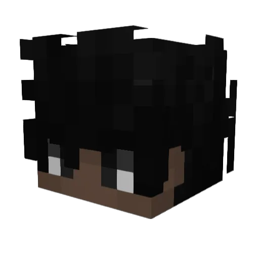 sharpeh Minecraft avatar head, 3D render
