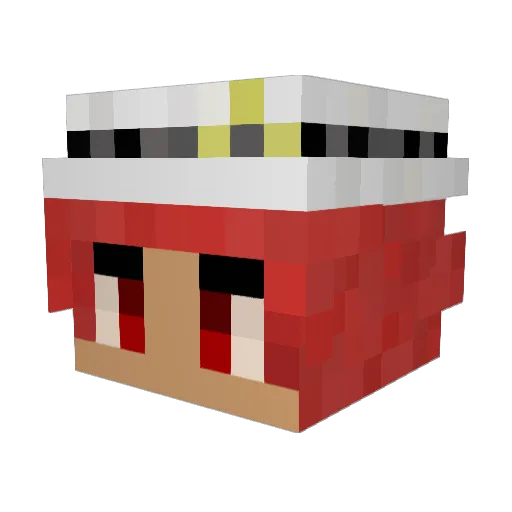 sharpiepen64 Minecraft avatar head, 3D render