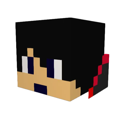 sharpsword99 Minecraft avatar head, 3D render