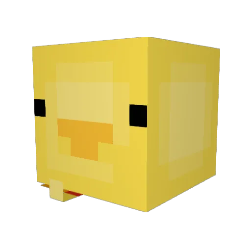 sharsharr Minecraft avatar head, 3D render