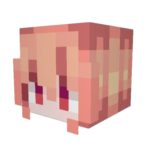 shartpants Minecraft avatar head, 3D render