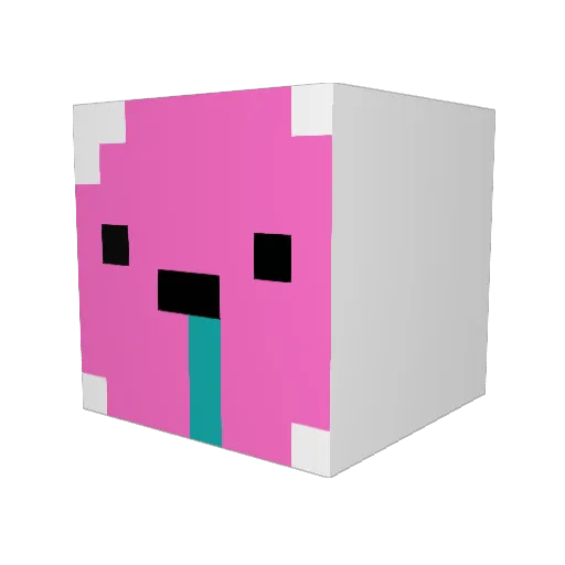 shaunaenae Minecraft avatar head, 3D render