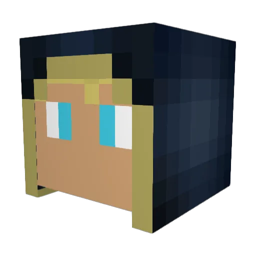 shaunissoni Minecraft avatar head, 3D render