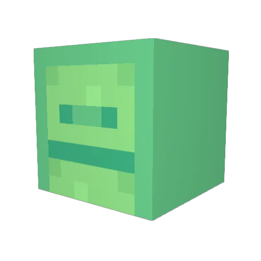 shaunminaj Minecraft avatar head, 3D render