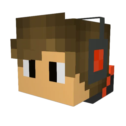 shavn4 Minecraft avatar head, 3D render
