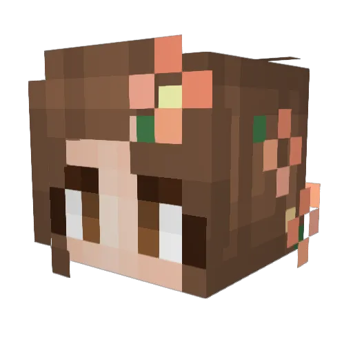 shawarmasiu Minecraft avatar head, 3D render