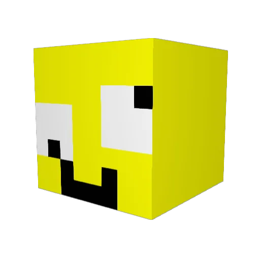 shaweel Minecraft avatar head, 3D render