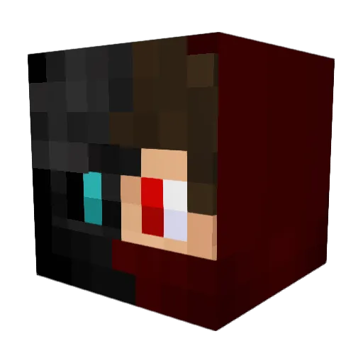 shawngriff Minecraft avatar head, 3D render