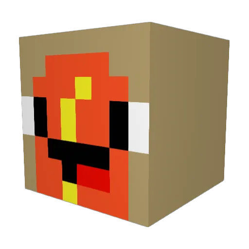 shawnmc12 Minecraft avatar head, 3D render