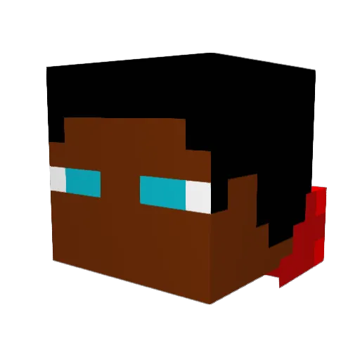 shayan7801 Minecraft avatar head, 3D render