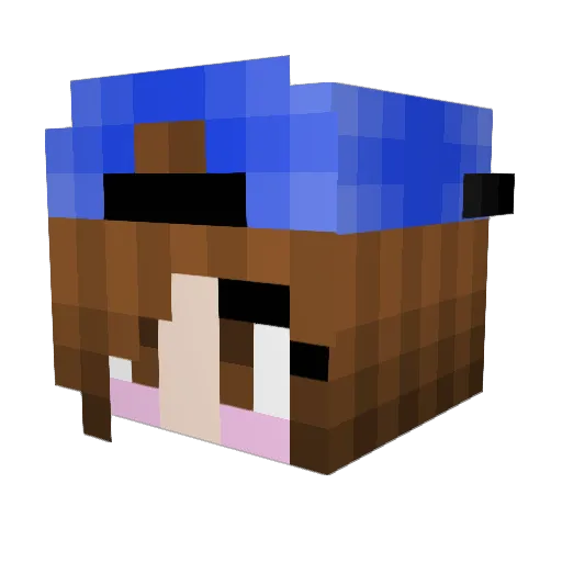 shaybles Minecraft avatar head, 3D render