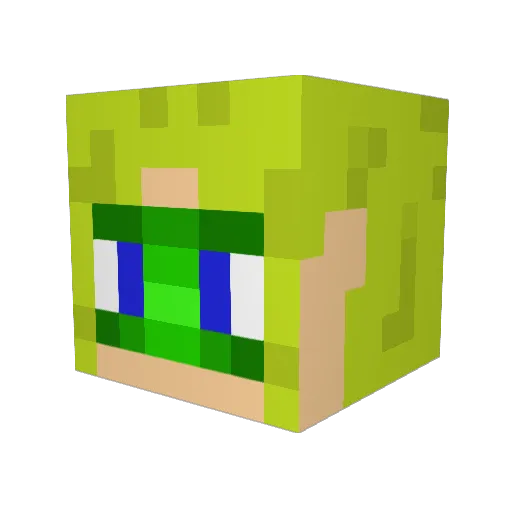 shayne547 Minecraft avatar head, 3D render