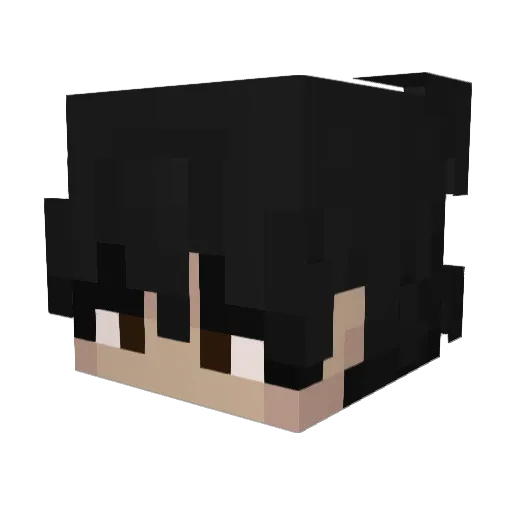 shayradd Minecraft avatar head, 3D render