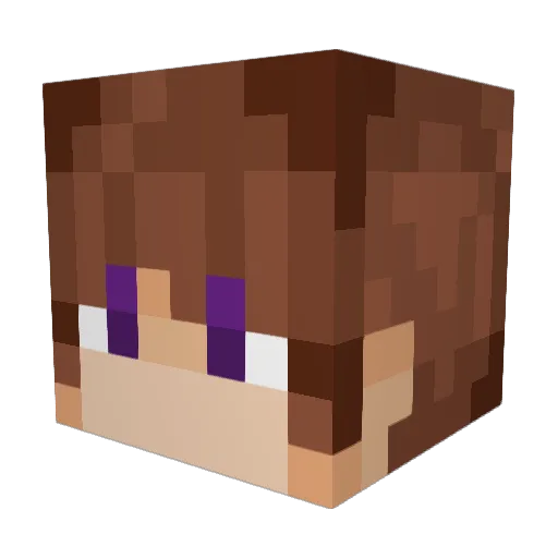 shayshreey Minecraft avatar head, 3D render