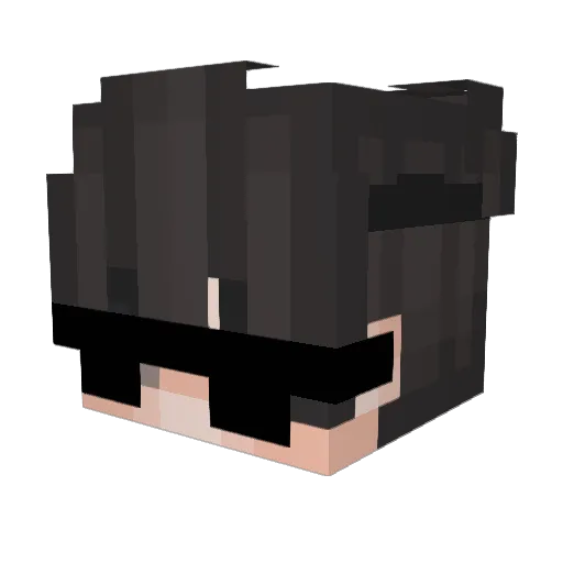 shcck1 Minecraft avatar head, 3D render