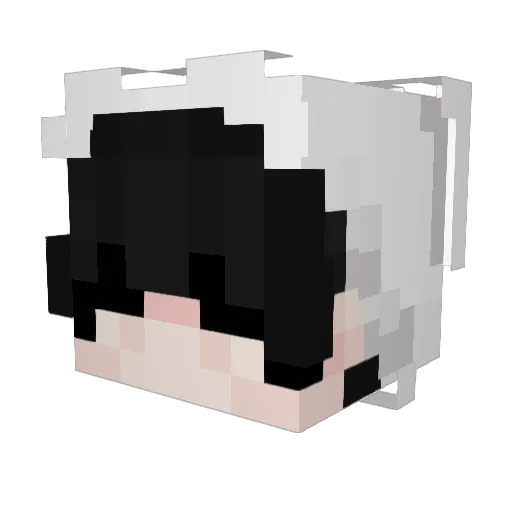 shddxy Minecraft avatar head, 3D render