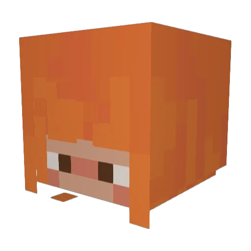 shdyln Minecraft avatar head, 3D render