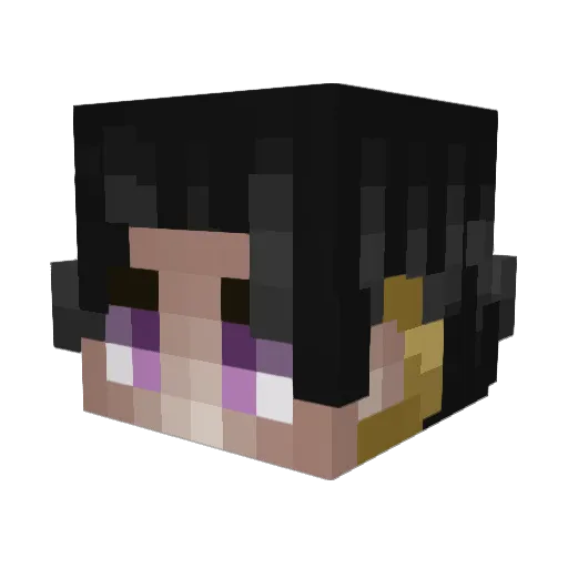 sheakk Minecraft avatar head, 3D render