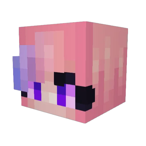 sheamorgs Minecraft avatar head, 3D render