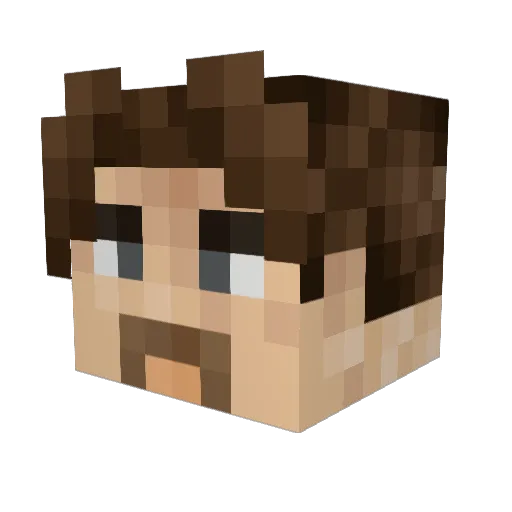sheaslo Minecraft avatar head, 3D render