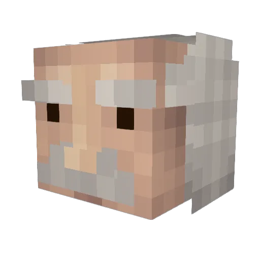 sheba06sr Minecraft avatar head, 3D render
