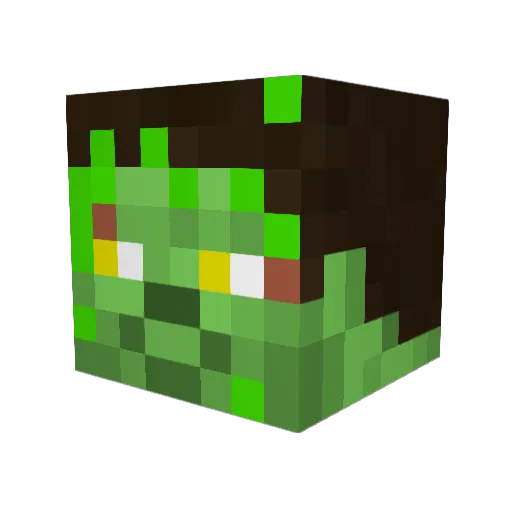 shedarius Minecraft avatar head, 3D render
