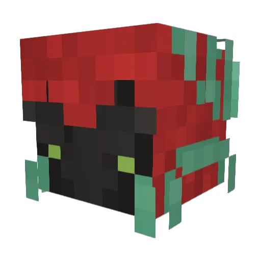 sheeberdeeber Minecraft avatar head, 3D render