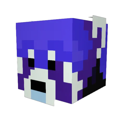 sheedays Minecraft avatar head, 3D render