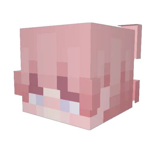 sheehwan Minecraft avatar head, 3D render