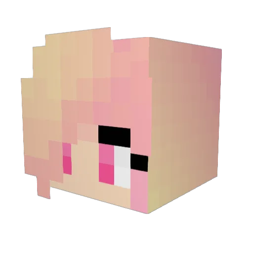 sheenastyles Minecraft avatar head, 3D render